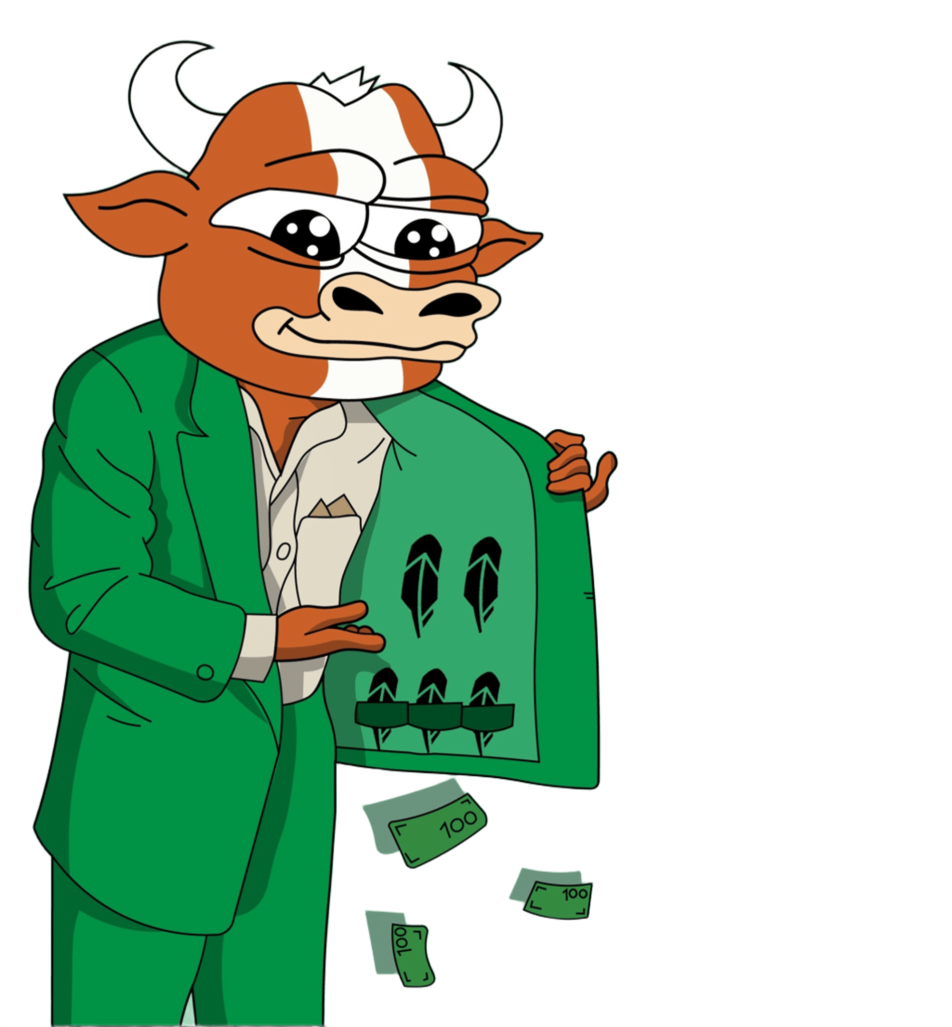 Mumu Bull flashing cash